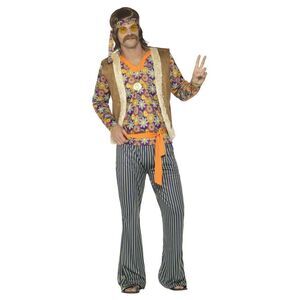 Smiffys Mens 60s Singer Costume Set / Multicolored
